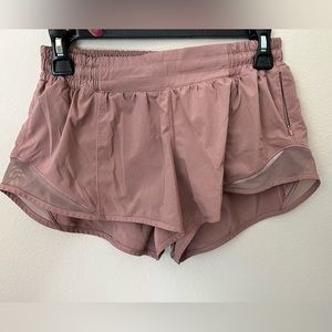 Lululemon Hotty Hot Shorts 2.5 in dark pink